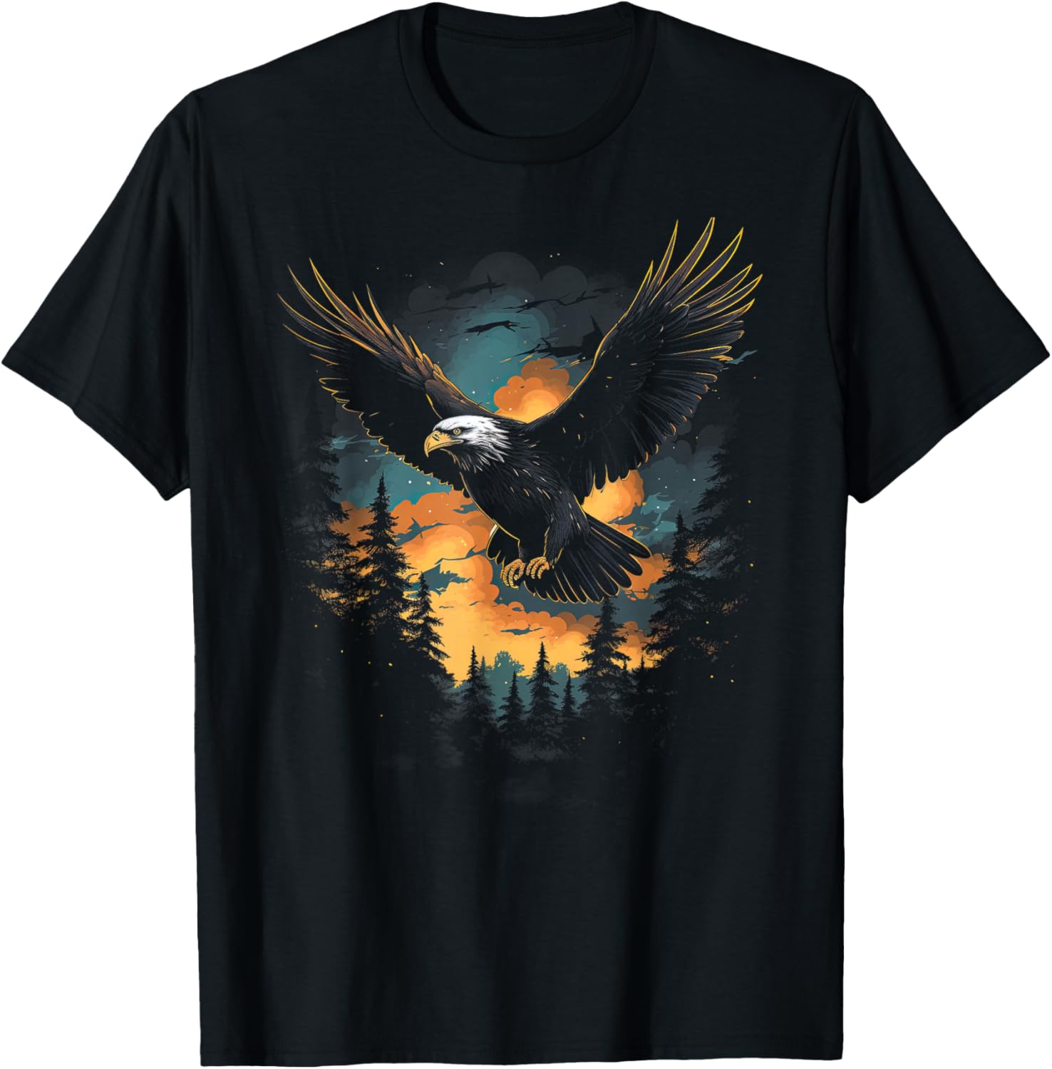 Eagle Forest Animal Wildlife T-Shirt